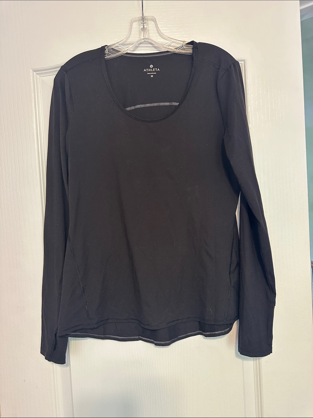 Athleta Black Longsleeve Size M